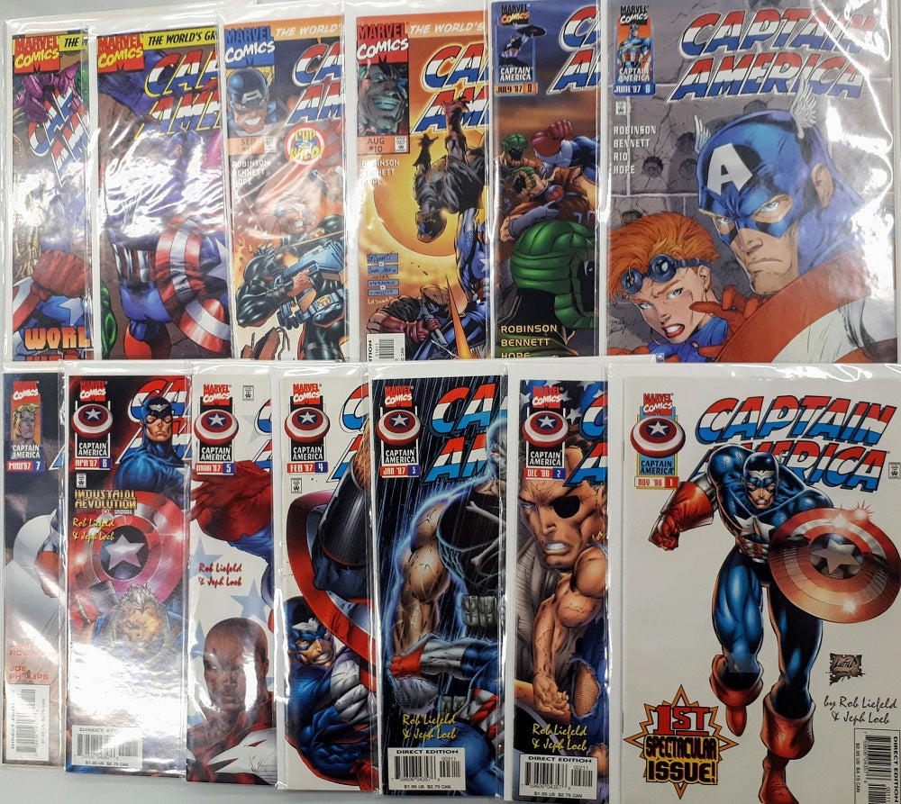 Captain America 1996 Full Set #1-13 High Grade | Game Master's Emporium (The New GME)