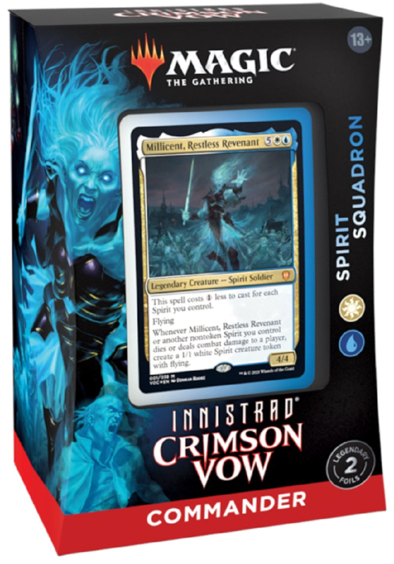 spirit commander deck mtg MTG Innistrad: Crimson Vow Commander Deck Spirit Squadron UW – Game Master's Emporium (The New GME)