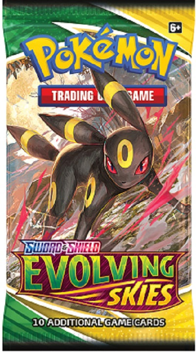 Pokemon Sword & Shield Evolving Skies Single Booster Pack | Game Master's Emporium (The New GME)
