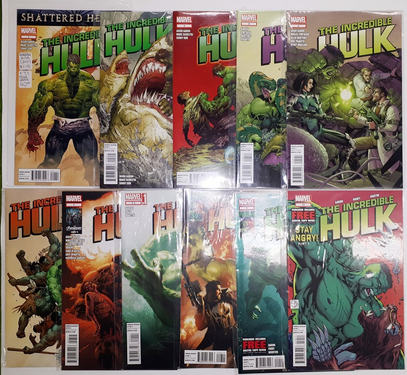 Incredible Hulk (2011)  #1 to #10 plus #7.1  High Grade | Game Master's Emporium (The New GME)