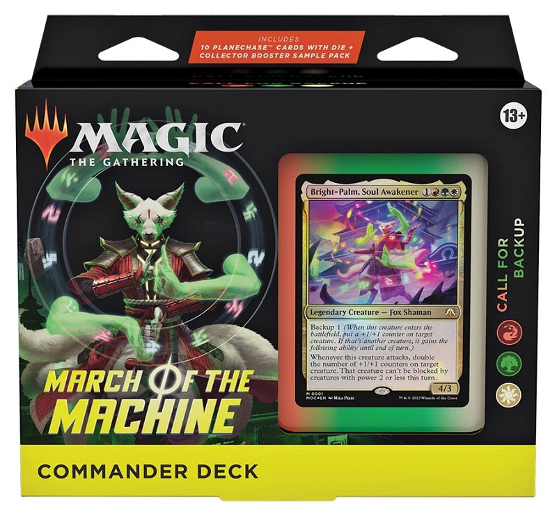 MTG March of the Machine  Commander Deck: Call for Backup R/G/W | Game Master's Emporium (The New GME)