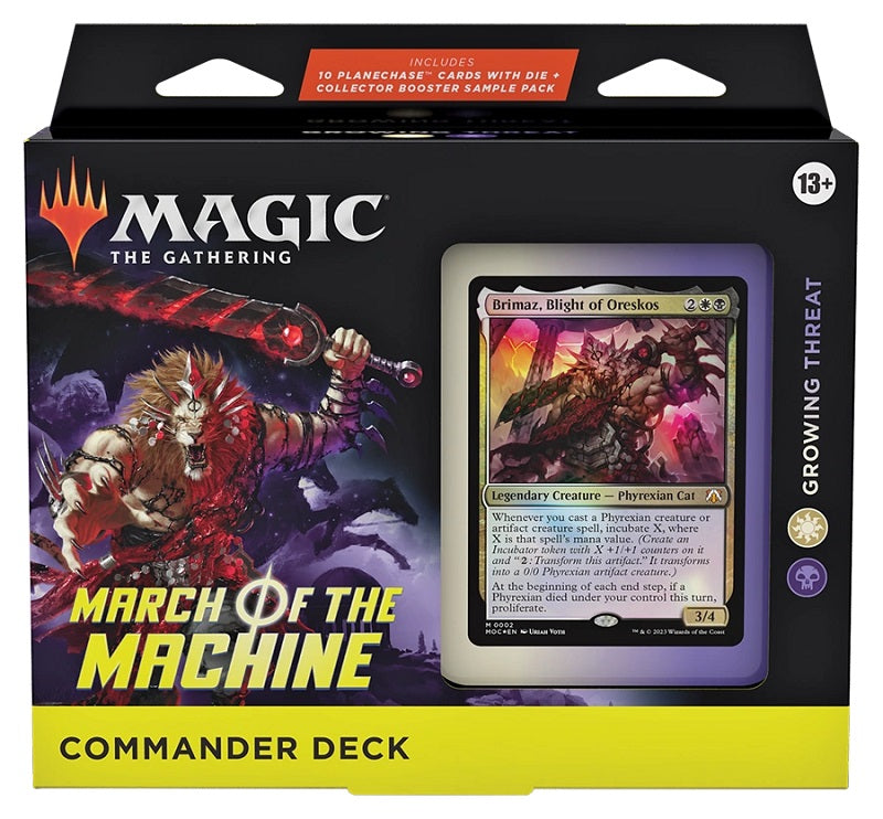 MTG March of the Machine  Commander Deck: Growing Threat W/B | Game Master's Emporium (The New GME)