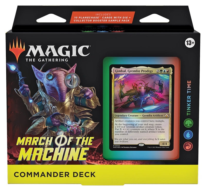 MTG March of the Machine  Commander Deck: Tinker Time G/U/R | Game Master's Emporium (The New GME)