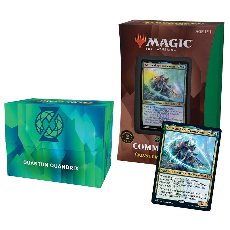 MTG Strixhaven  Commander Deck  Quantum Quandrix (Blue-Green) | Game Master's Emporium (The New GME)