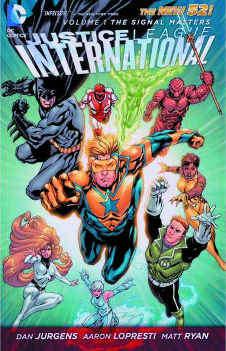 JUSTICE LEAGUE INTL TP VOL 01 SIGNAL MASTER (N52) | Game Master's Emporium (The New GME)
