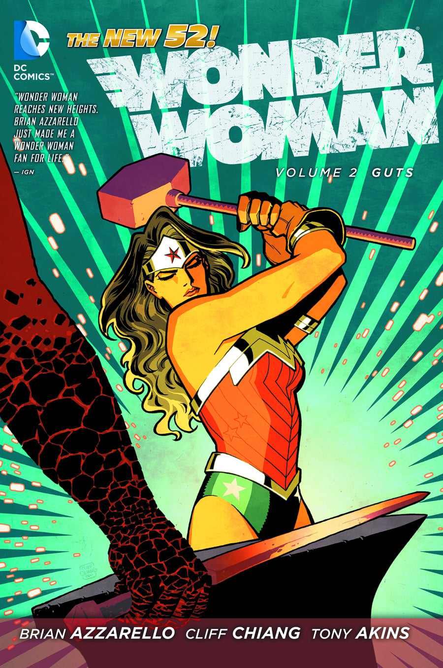 WONDER WOMAN TP VOL 02 GUTS (N52) | Game Master's Emporium (The New GME)