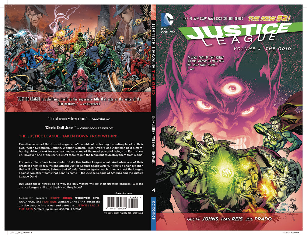 JUSTICE LEAGUE HC VOL 04 THE GRID (N52) | Game Master's Emporium (The New GME)