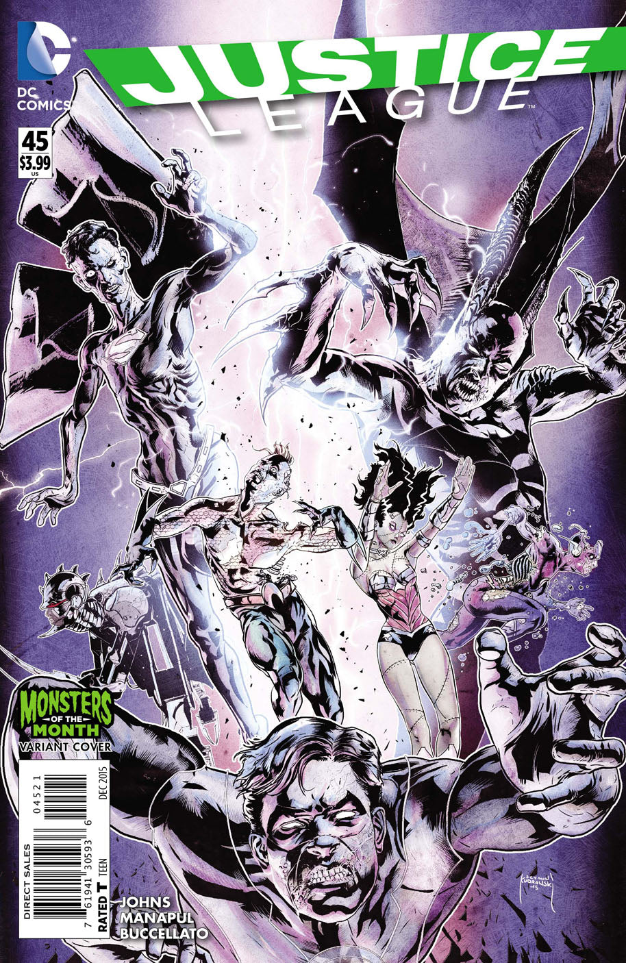 JUSTICE LEAGUE #45 MONSTERS VAR ED | Game Master's Emporium (The New GME)