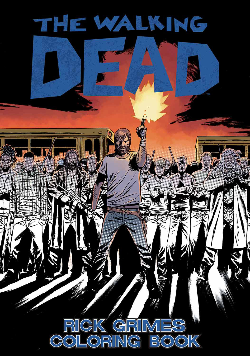WALKING DEAD RICK GRIMES ADULT COLORING BOOK (MR) | Game Master's Emporium (The New GME)
