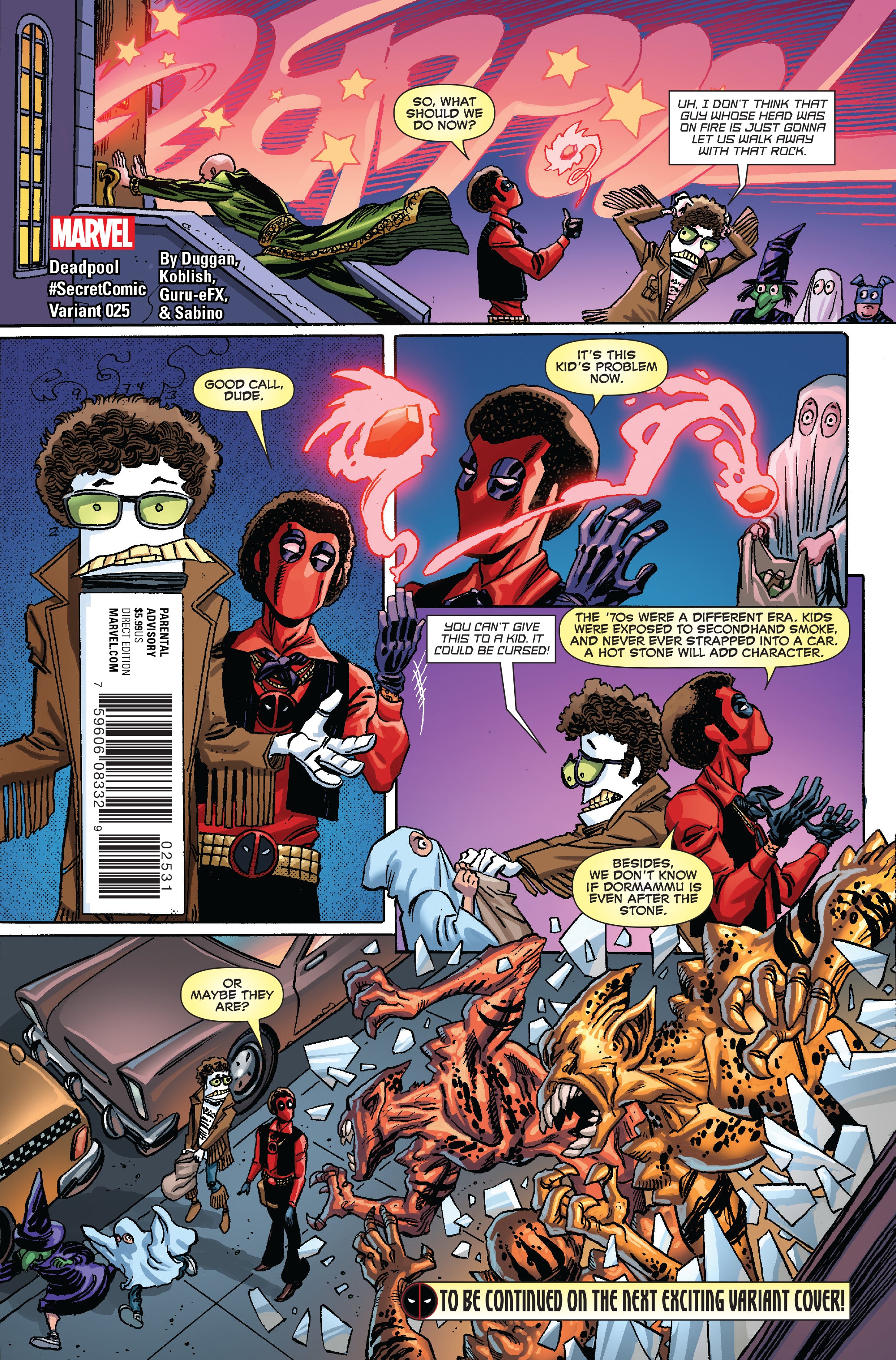 DEADPOOL #25 KOBLISH SECRET COMICS VAR | Game Master's Emporium (The New GME)