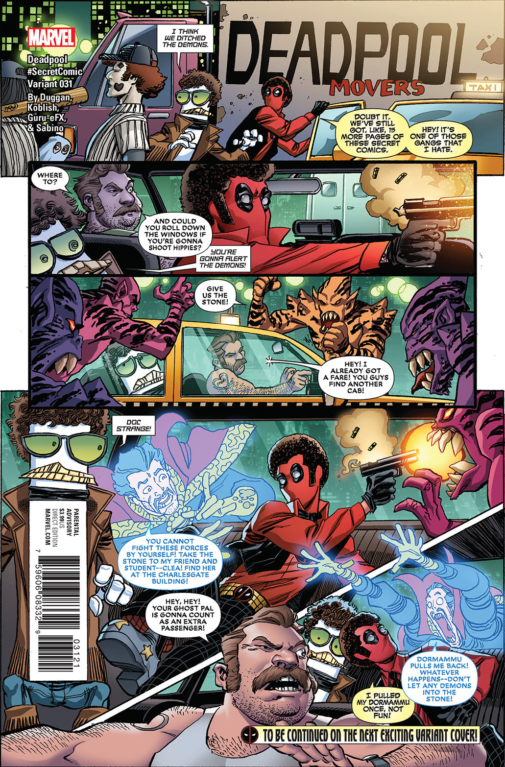 DEADPOOL #31 KOBLISH SECRET VAR SE | Game Master's Emporium (The New GME)