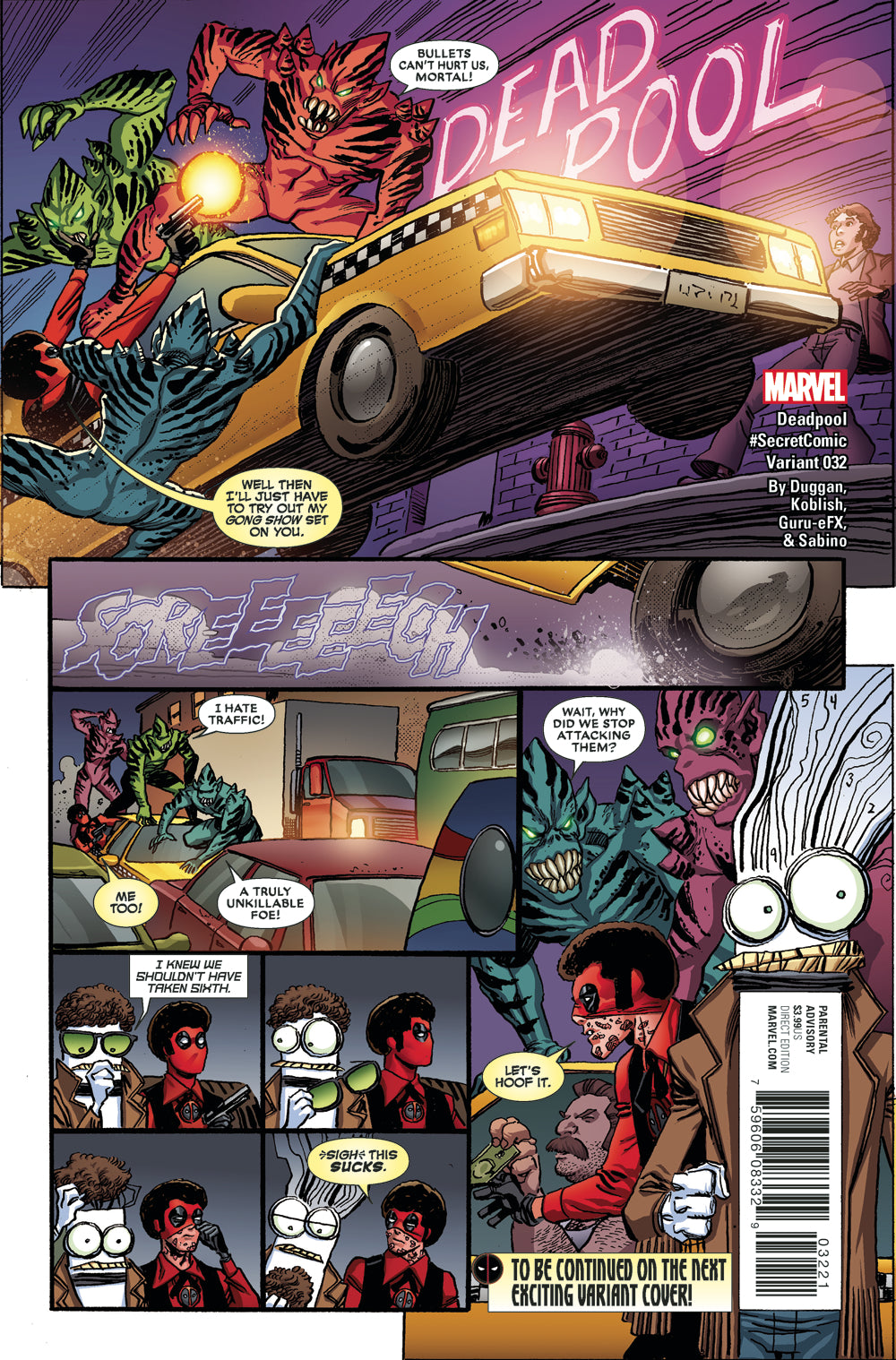 DEADPOOL #32 KOBLISH SECRET COMICS VAR SE | Game Master's Emporium (The New GME)