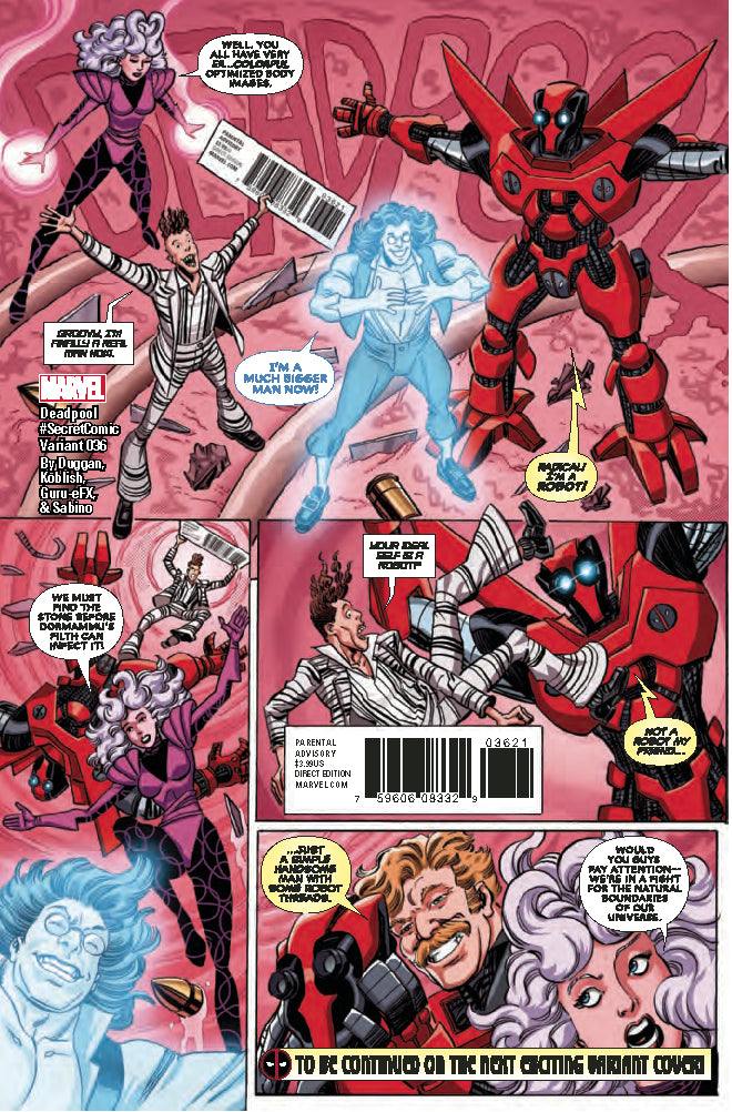 DEADPOOL #36 KOBLISH SECRET COMIC VAR SE | Game Master's Emporium (The New GME)