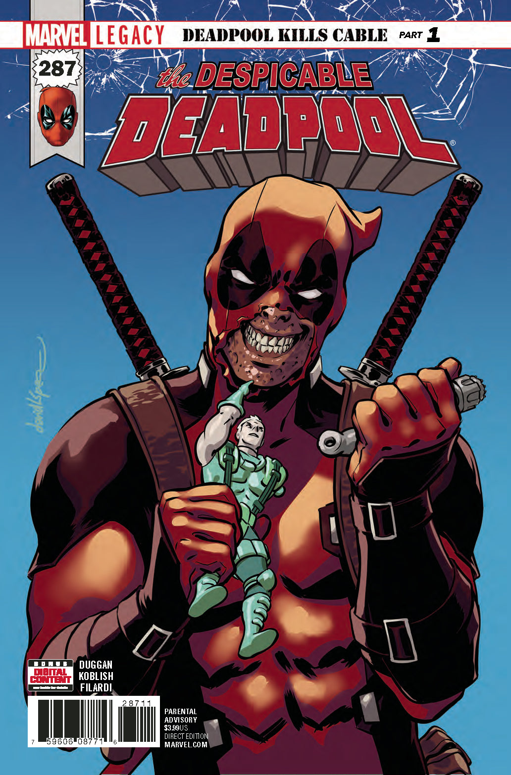 DESPICABLE DEADPOOL #287 LEG | Game Master's Emporium (The New GME)
