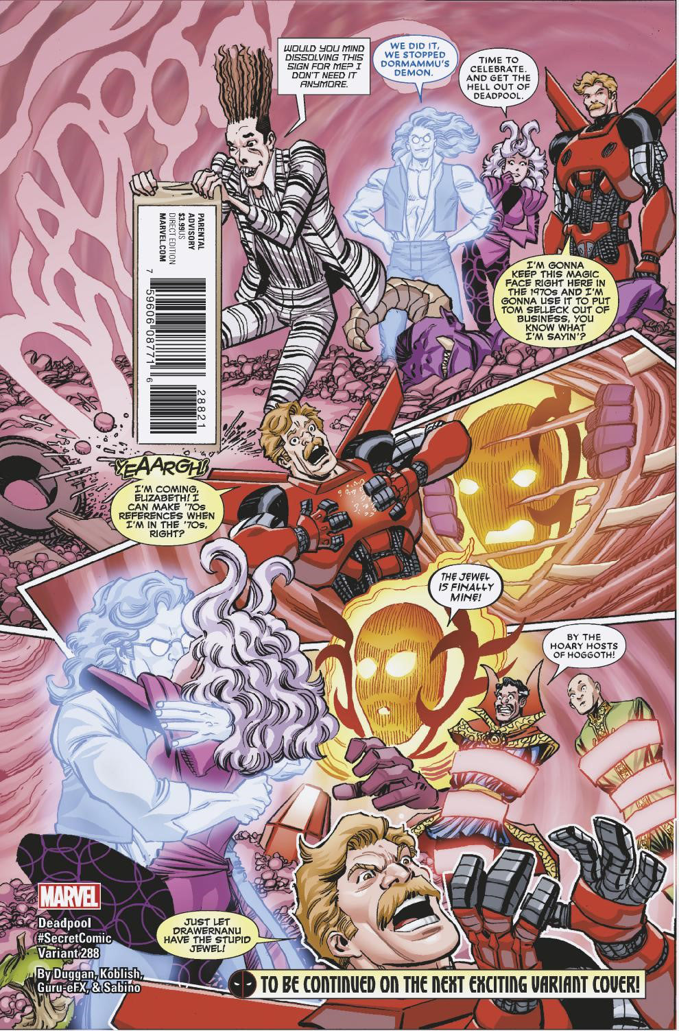 DESPICABLE DEADPOOL #288 KOBLISH SECRET COMIC VAR LEG | Game Master's Emporium (The New GME)