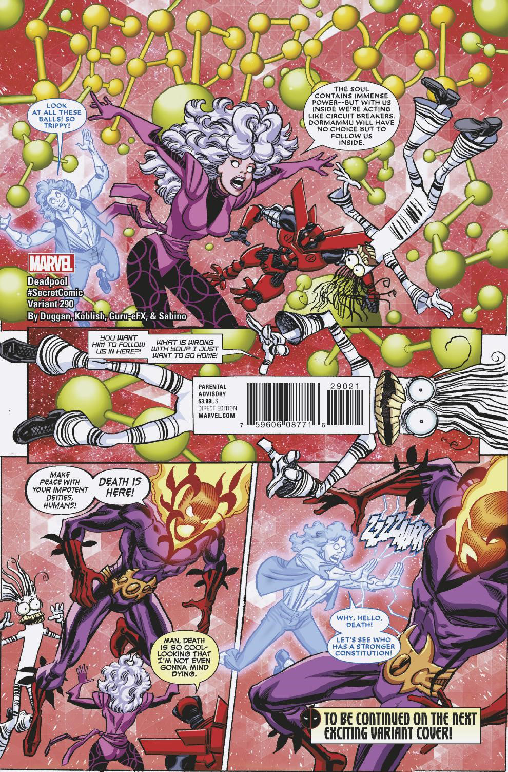 DESPICABLE DEADPOOL #290 KOBLISH SECRET COMIC VAR LEG | Game Master's Emporium (The New GME)