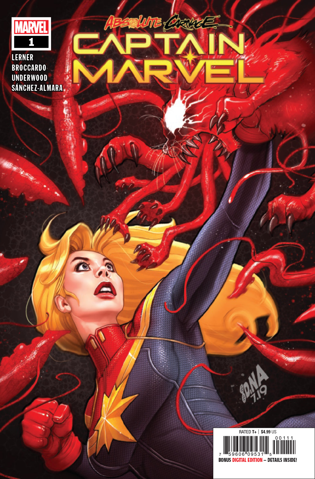 ABSOLUTE CARNAGE CAPTAIN MARVEL #1 AC | Game Master's Emporium (The New GME)