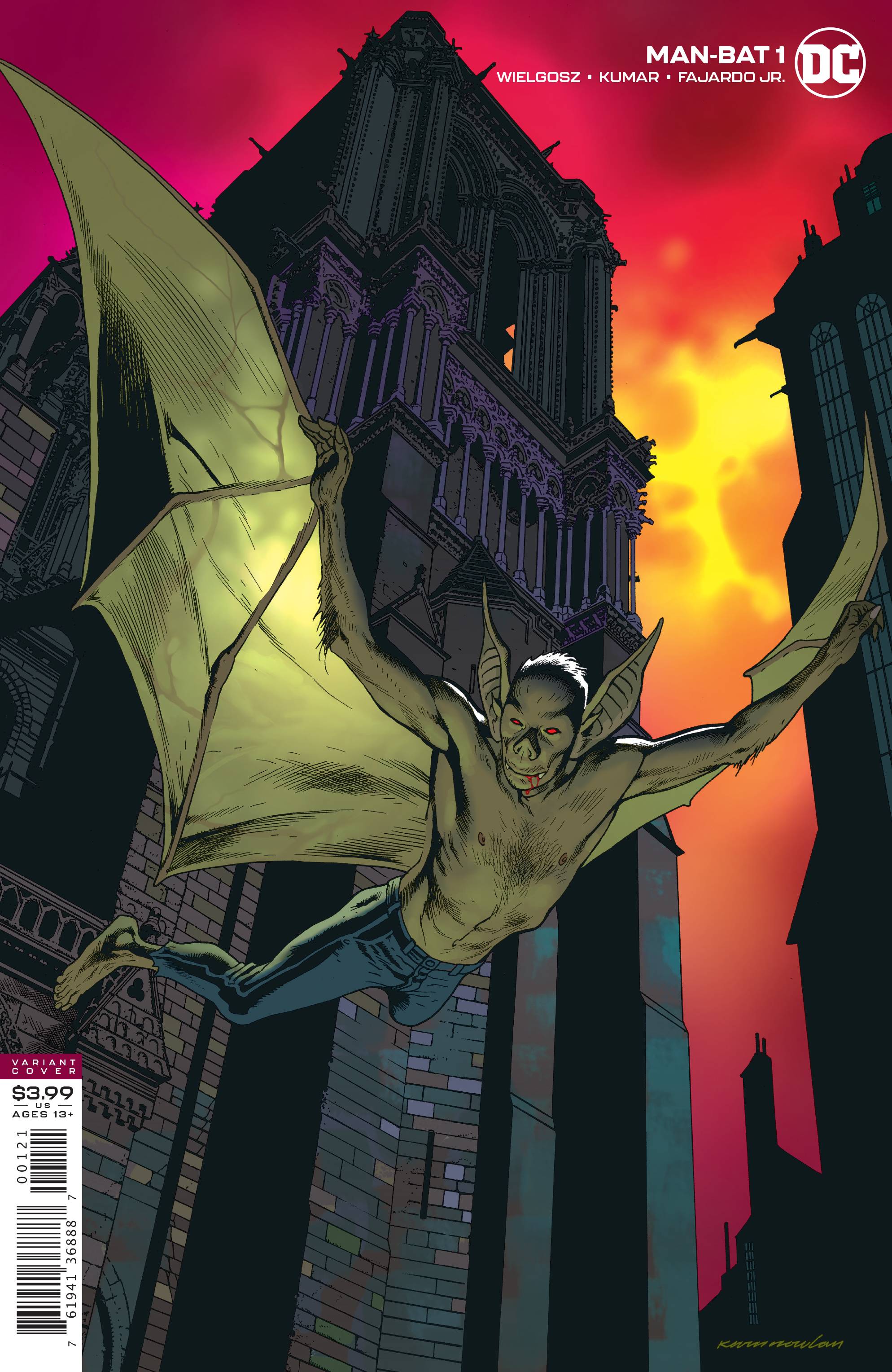 MAN BAT #1 (OF 5) KEVIN NOWLAN VAR ED | Game Master's Emporium (The New GME)