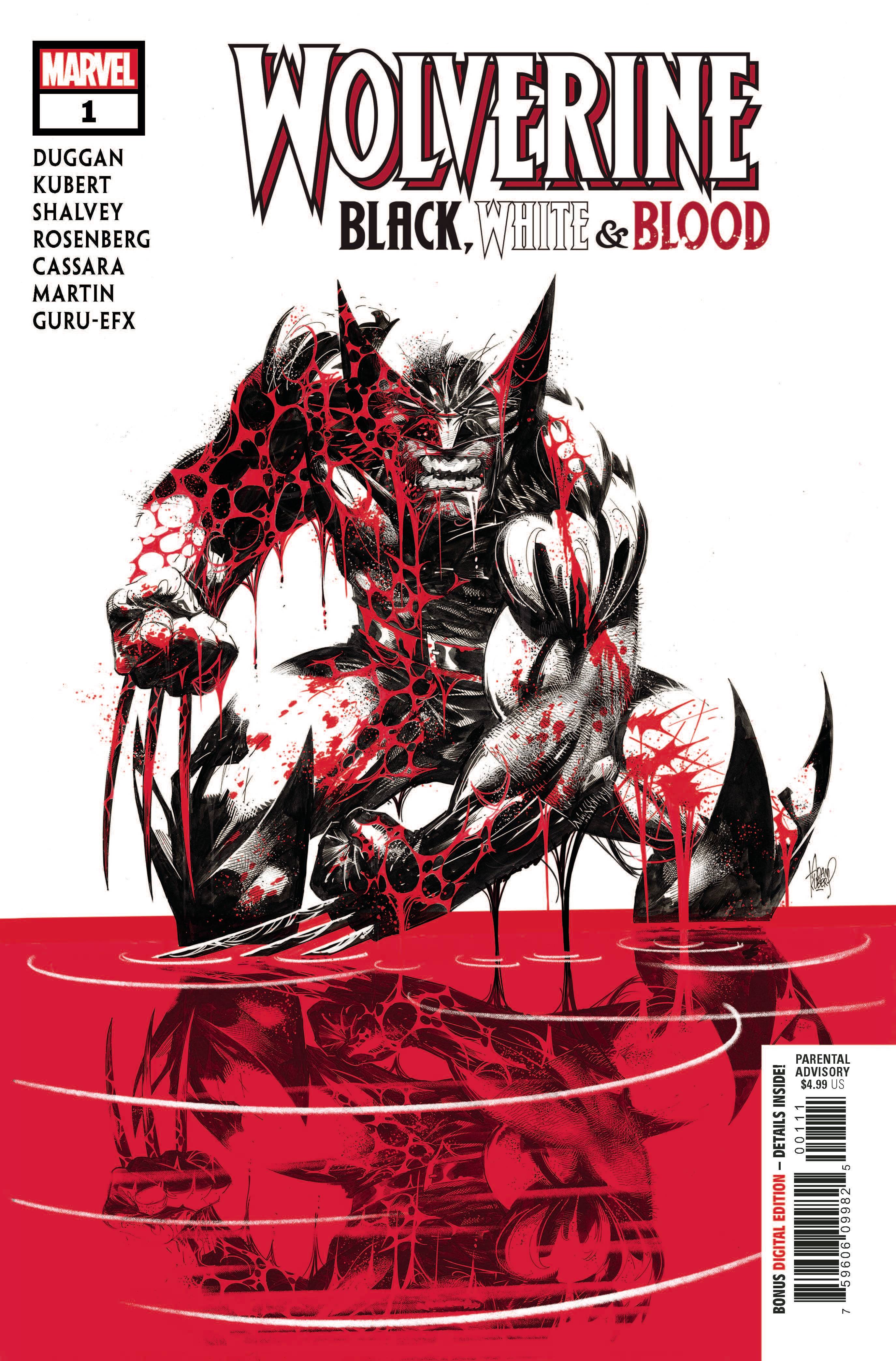 WOLVERINE BLACK WHITE BLOOD #1 (OF 4) | Game Master's Emporium (The New GME)