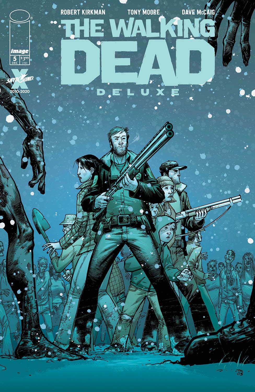 WALKING DEAD DLX #5 CVR B MOORE & MCCAIG (MR) | Game Master's Emporium (The New GME)