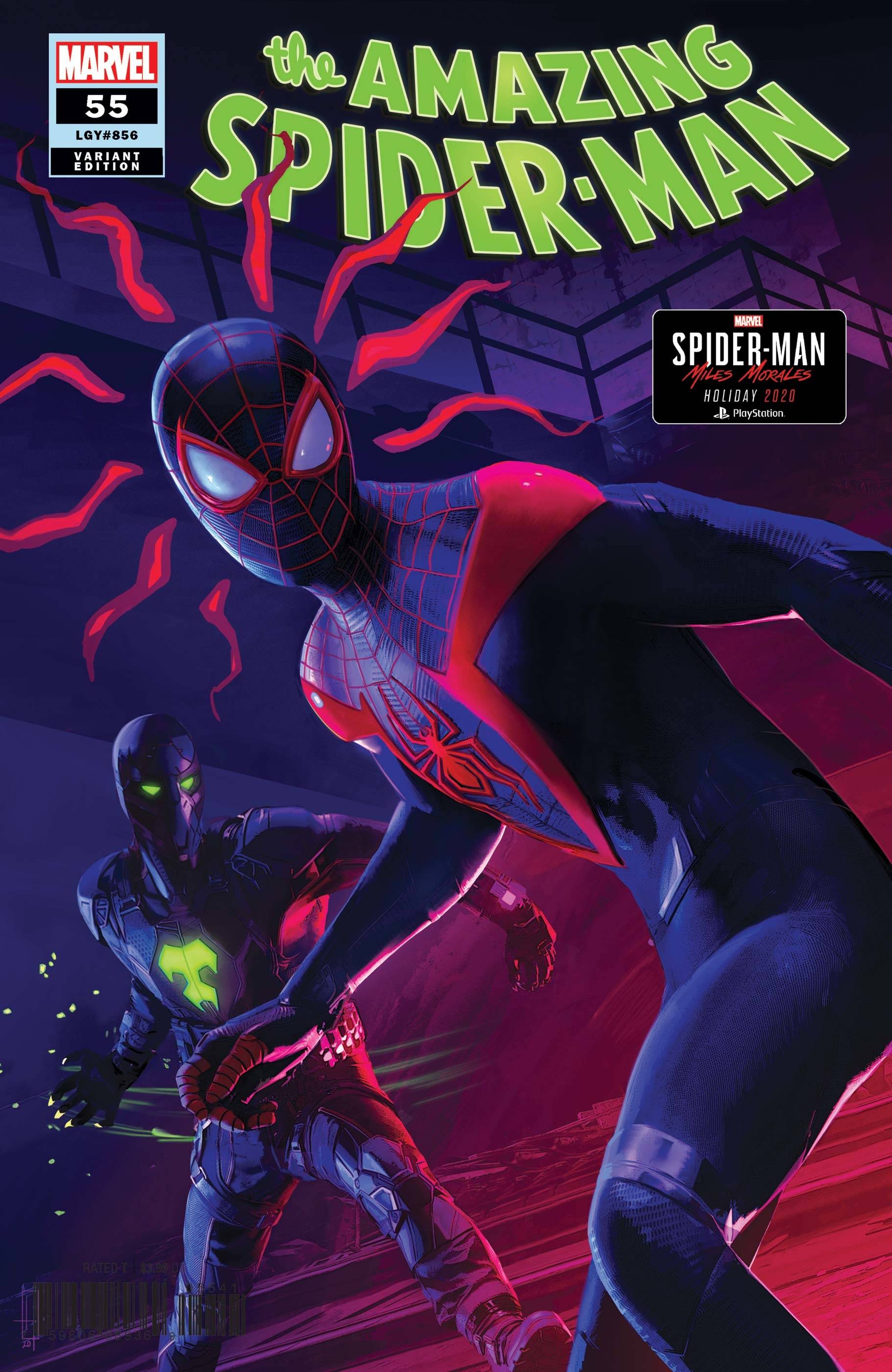 AMAZING SPIDER-MAN #55 HORTON SPIDER-MAN MILES MORALES VAR L | Game Master's Emporium (The New GME)
