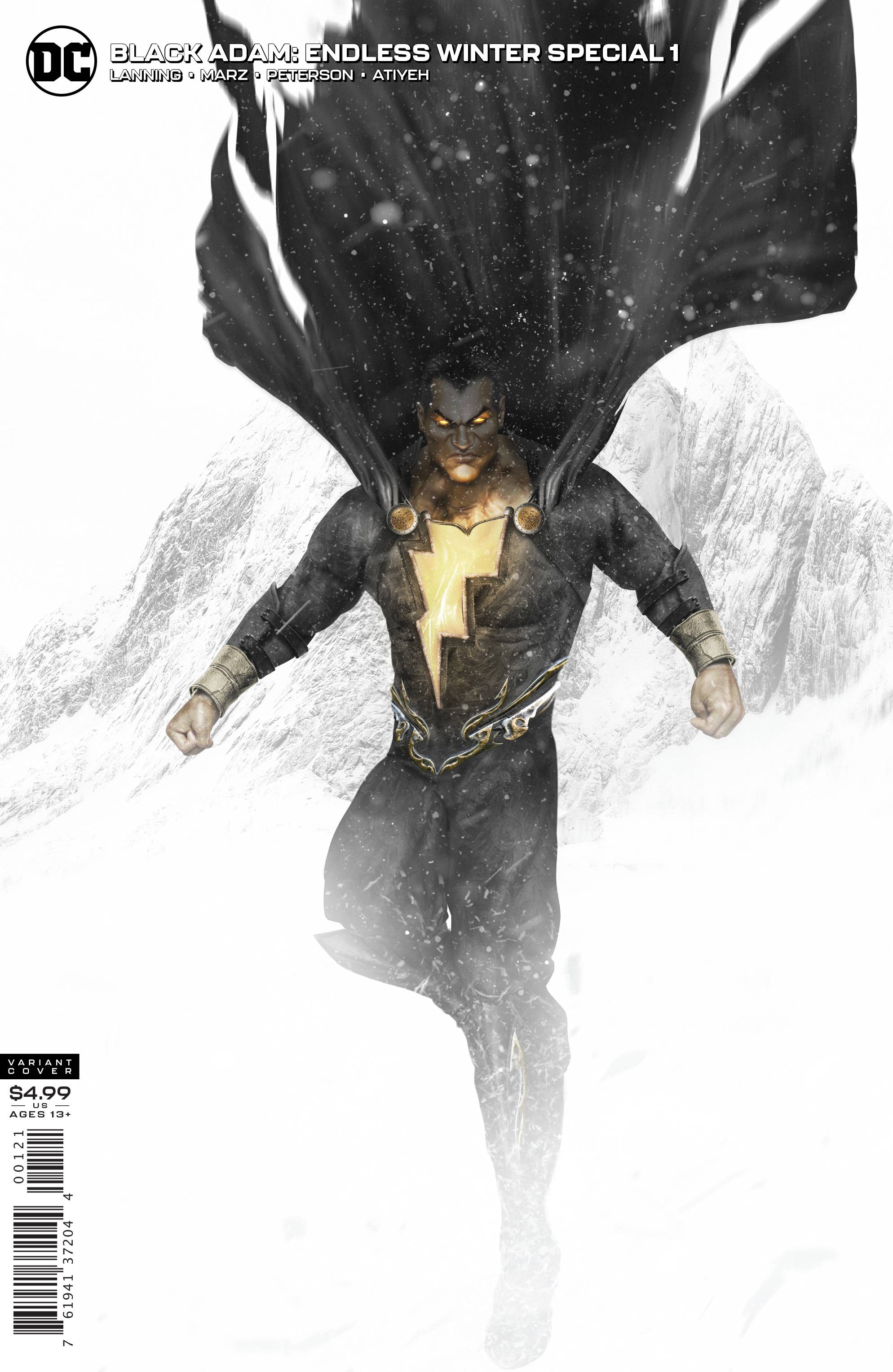 BLACK ADAM ENDLESS WINTER SPECIAL#1 CARD STOCK VAR ED | Game Master's Emporium (The New GME)