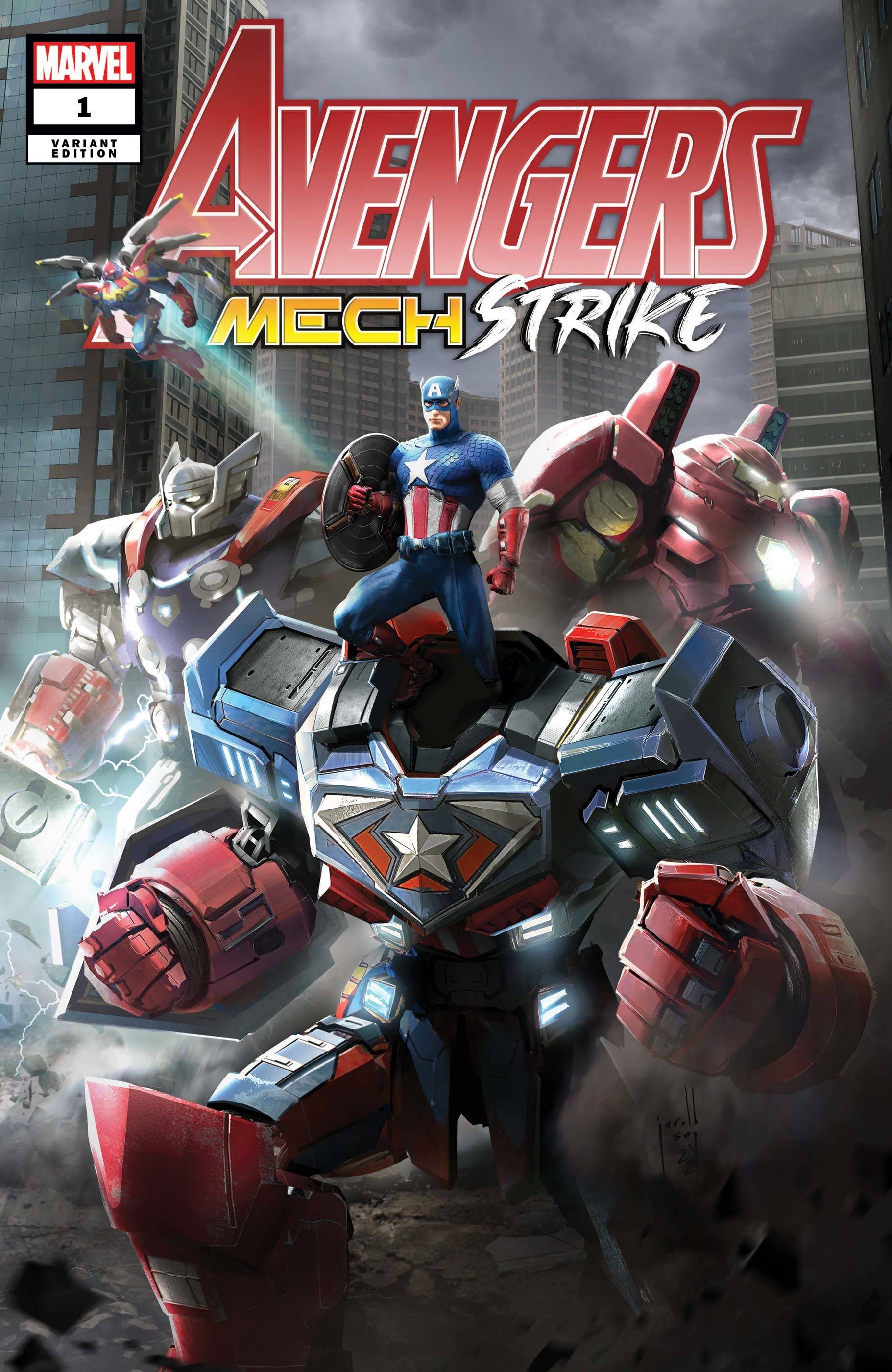 AVENGERS MECH STRIKE #1 (OF 5) SNG VAR | Game Master's Emporium (The New GME)