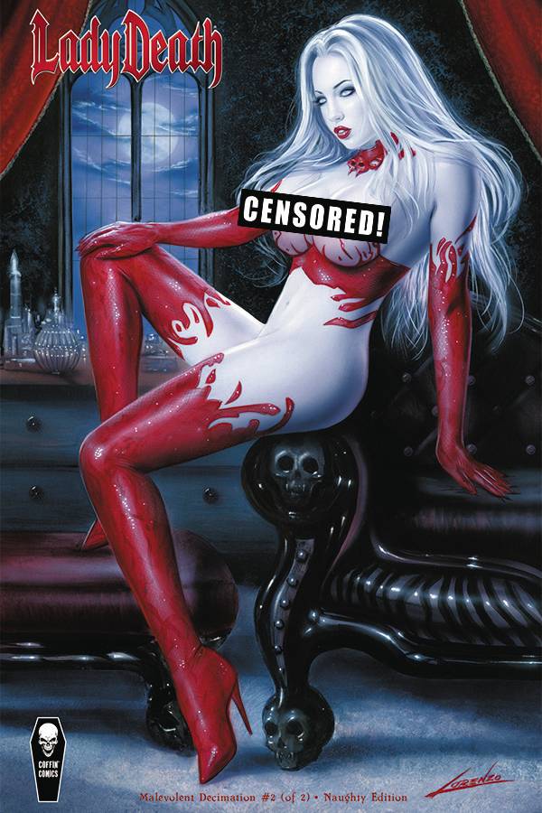 LADY DEATH MALEVOLENT DECIMATION #2 (OF 2) NAUGHTY CVR SPERL | Game Master's Emporium (The New GME)