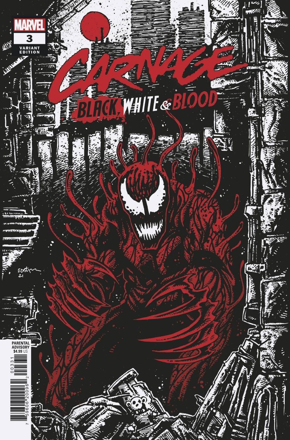 CARNAGE BLACK WHITE AND BLOOD #3 (OF 4) EASTMAN VAR | Game Master's Emporium (The New GME)