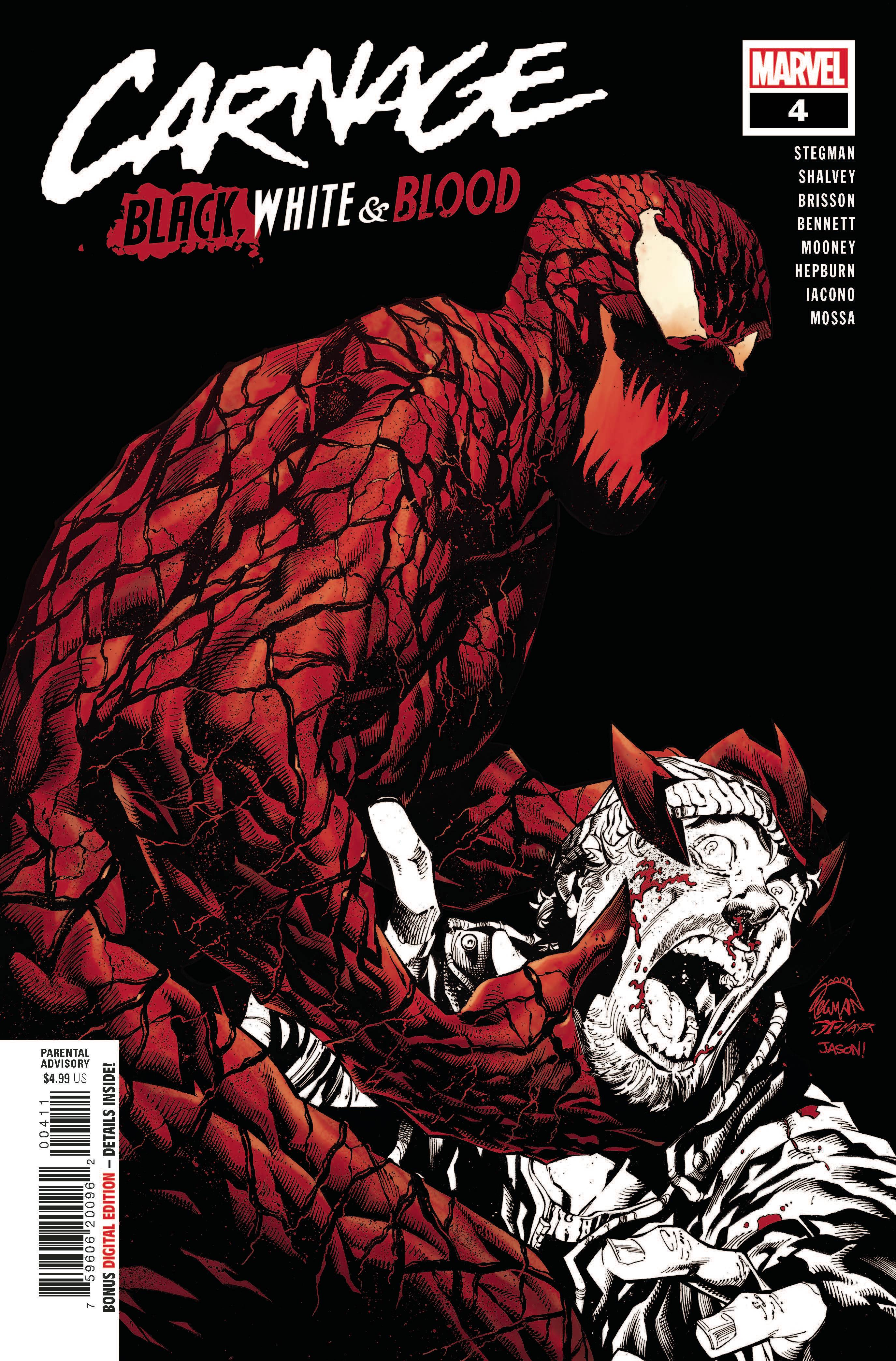 CARNAGE BLACK WHITE AND BLOOD #4 (OF 4) | Game Master's Emporium (The New GME)