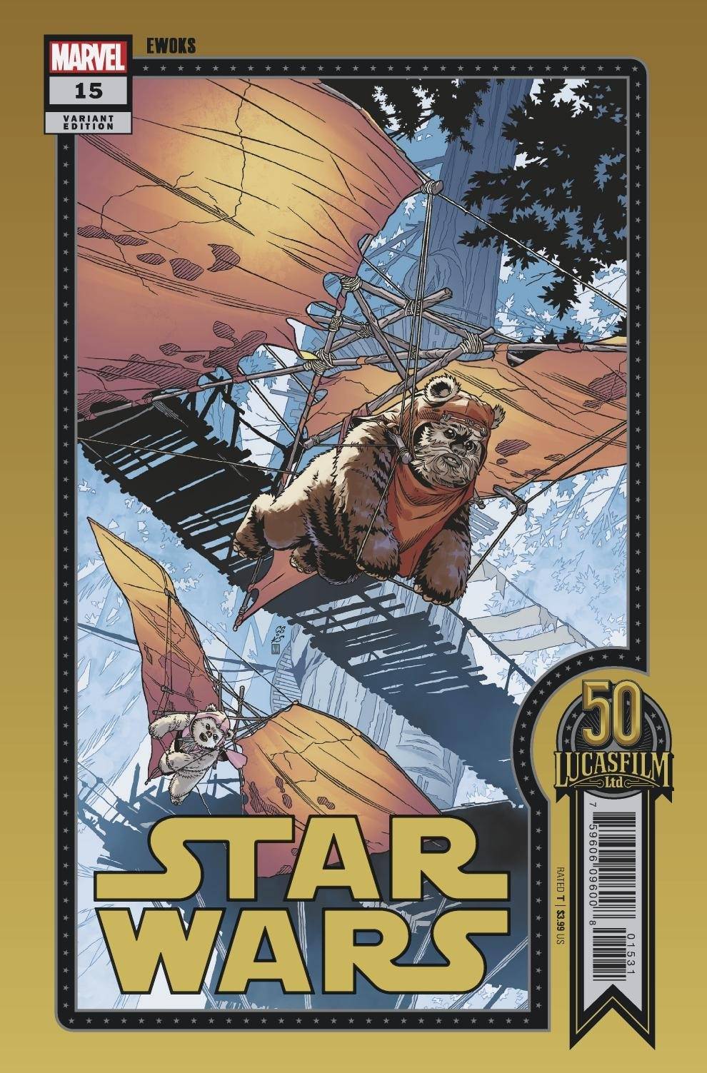 STAR WARS #15 SPROUSE LUCASFILM 50TH VAR WOBH | Game Master's Emporium (The New GME)