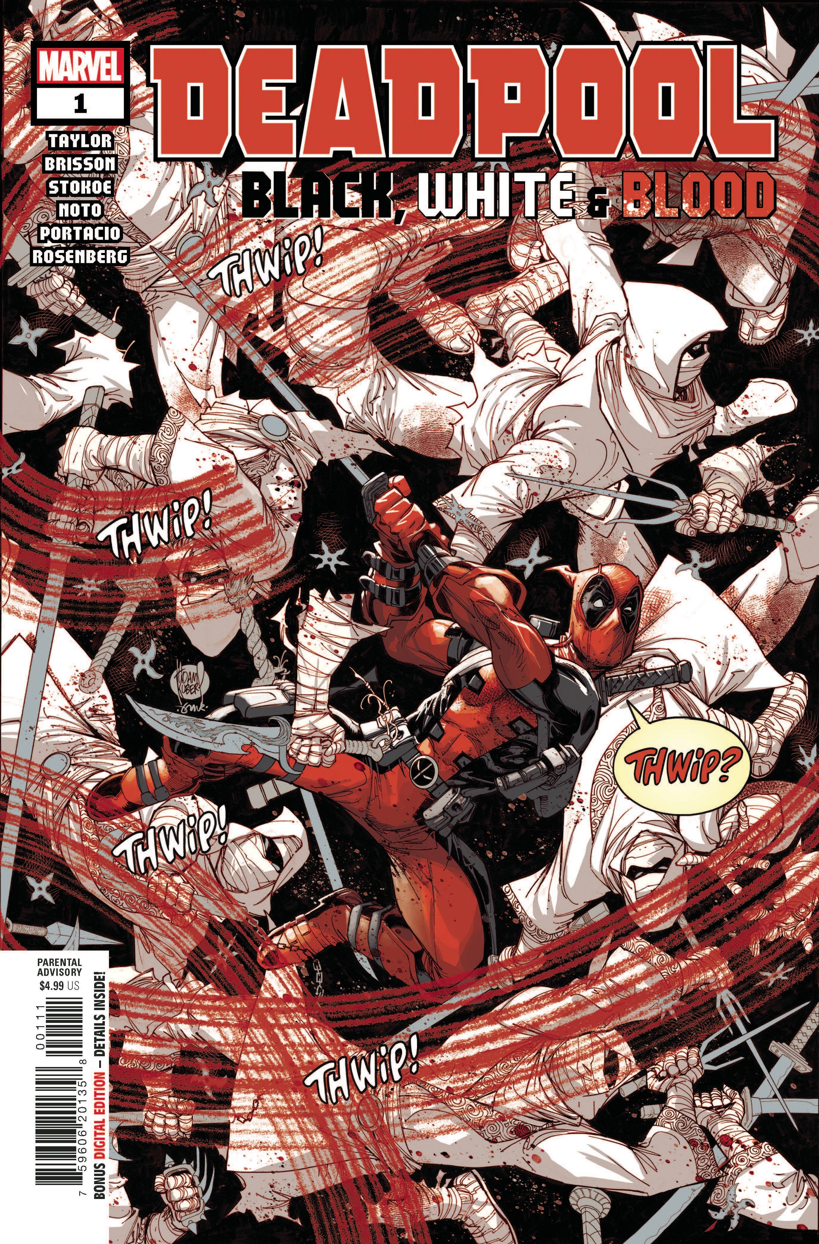 DEADPOOL BLACK WHITE BLOOD #1 (OF 5) | Game Master's Emporium (The New GME)