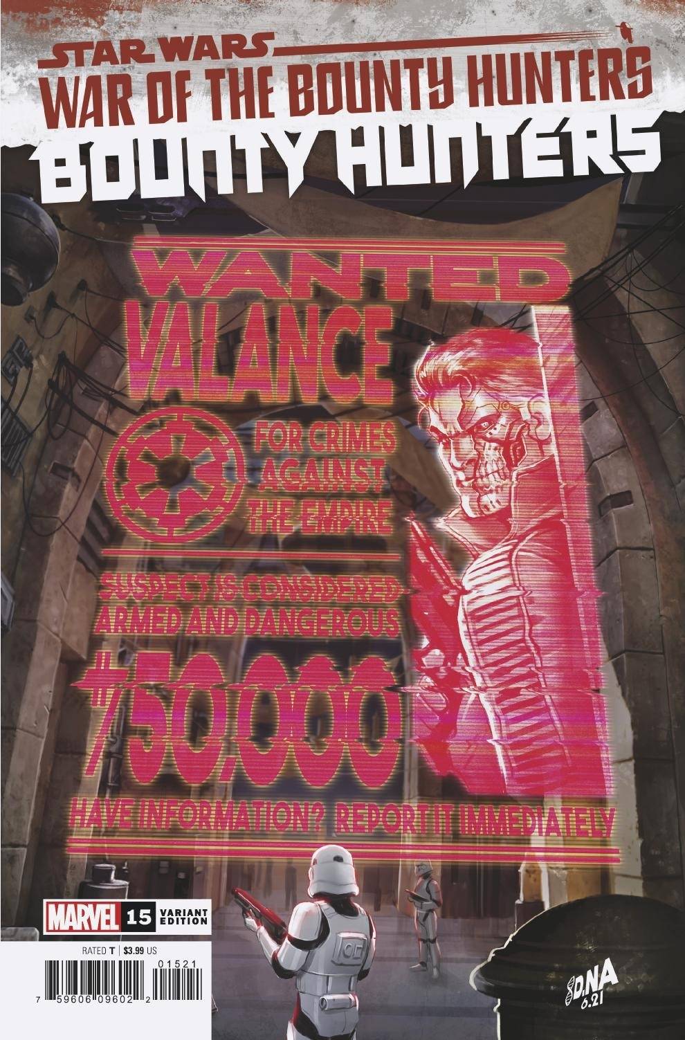 STAR WARS BOUNTY HUNTERS #15 WANTED POSTER VAR WOBH | Game Master's Emporium (The New GME)