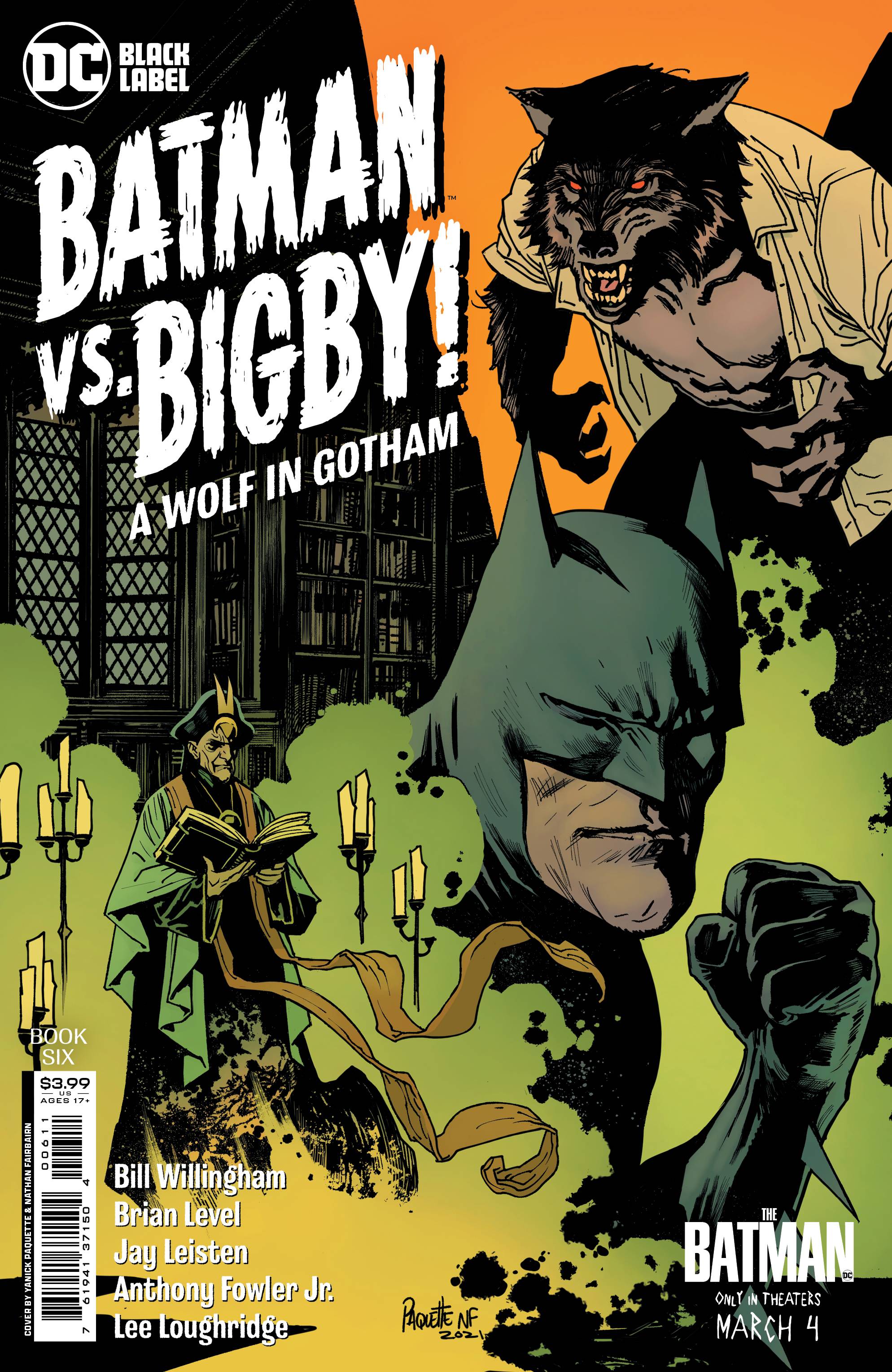 BATMAN VS BIGBY A WOLF IN GOTHAM #6 (OF 6) CVR A PAQUETTE (M | Game Master's Emporium (The New GME)
