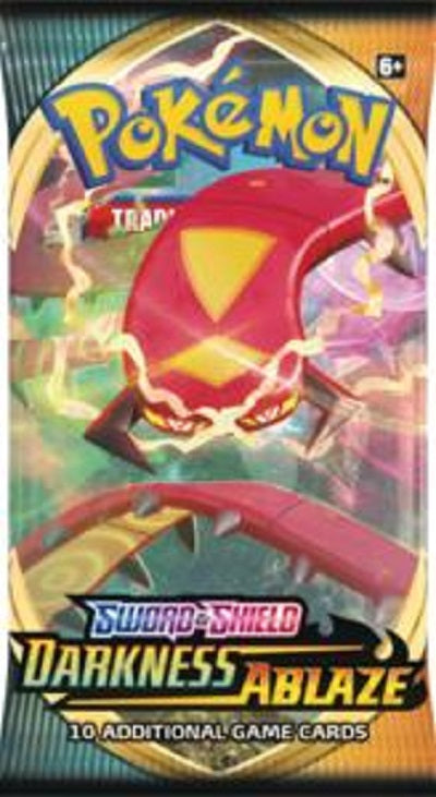 Pokemon Sword & Shield Darkness Ablaze Single Booster Pack | Game Master's Emporium (The New GME)