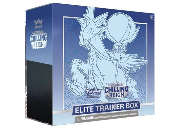 Pokemon  Chilling Rain Ice Rider Calyrex Elite Trainer Box | Game Master's Emporium (The New GME)