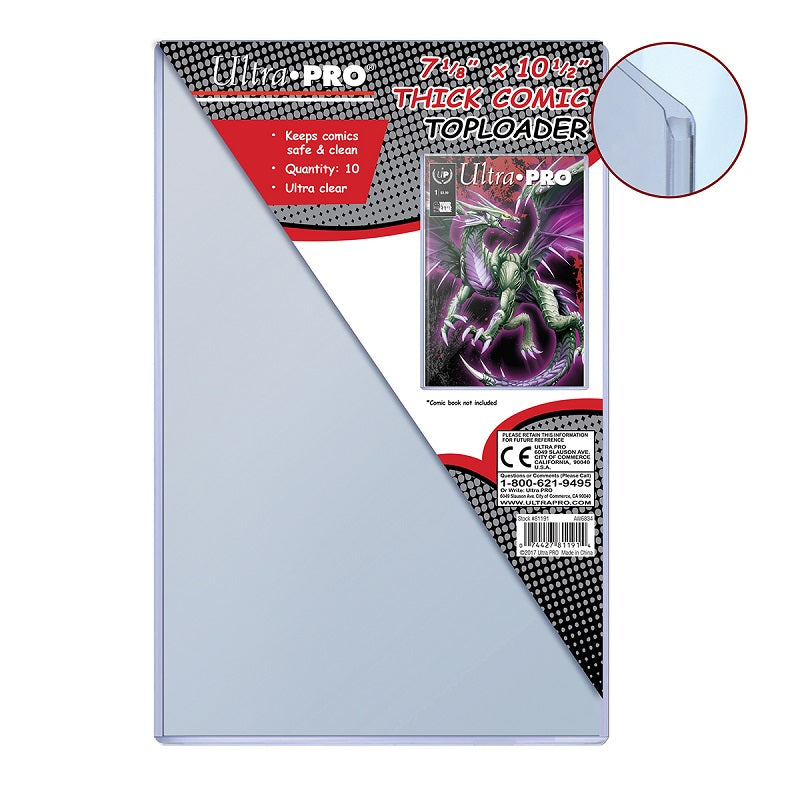 Thick Comic Book Toploaders 10  7 1/8" x 10 1/2" | Game Master's Emporium (The New GME)