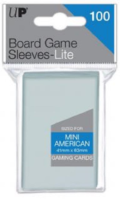 Lite Mini American Board Game Sleeves 100 41mm x 63mm | Game Master's Emporium (The New GME)