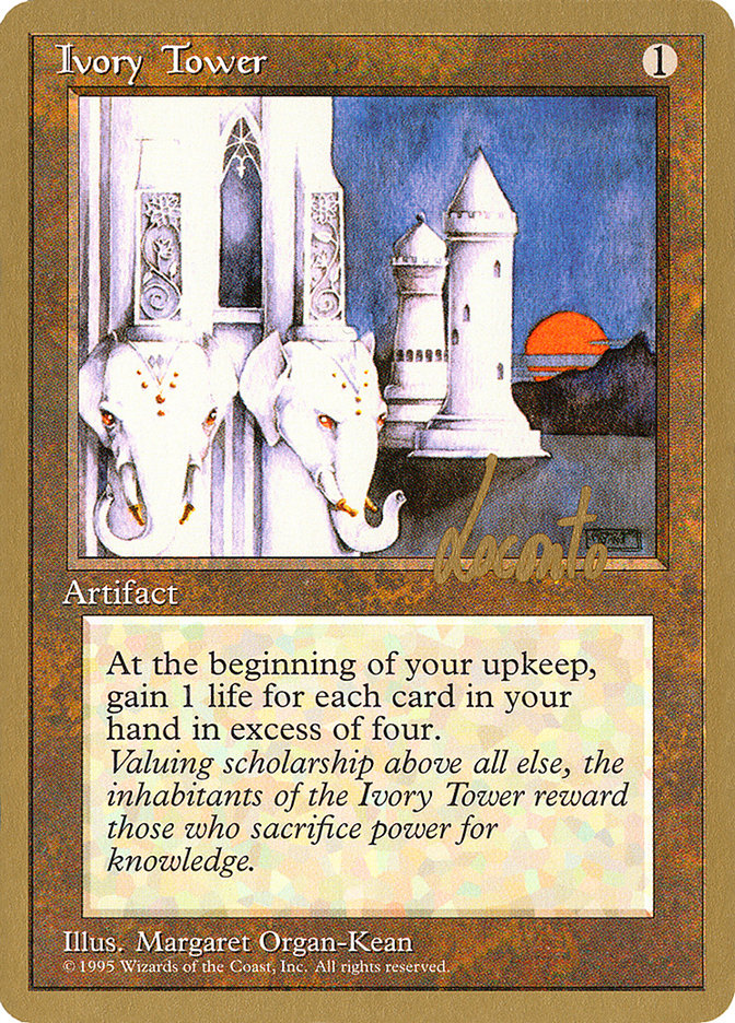 Ivory Tower (Michael Loconto) [Pro Tour Collector Set] | Game Master's Emporium (The New GME)