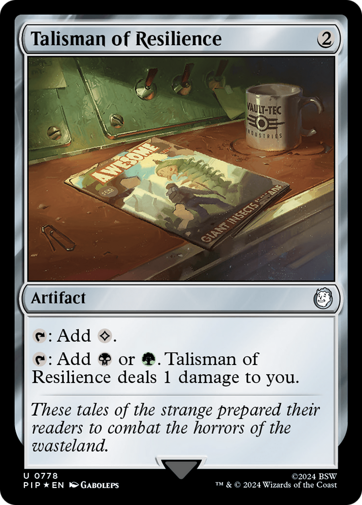 Talisman of Resilience (Surge Foil) [Fallout] | Game Master's Emporium (The New GME)