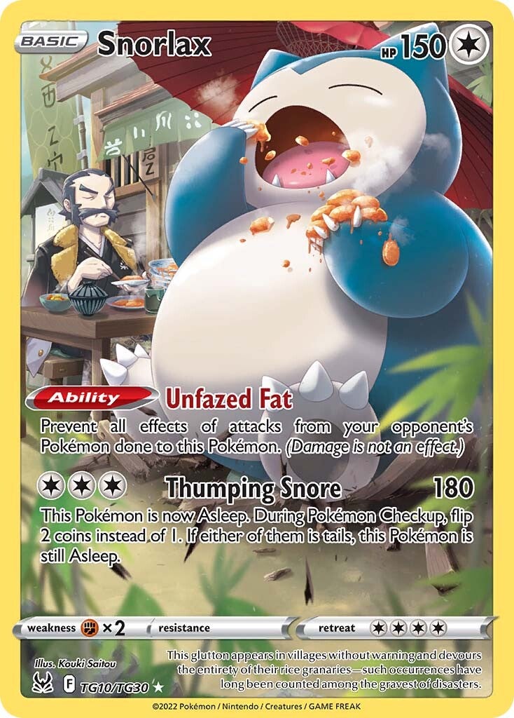 Snorlax (TG10/TG30) [Sword & Shield: Lost Origin] | Game Master's Emporium (The New GME)