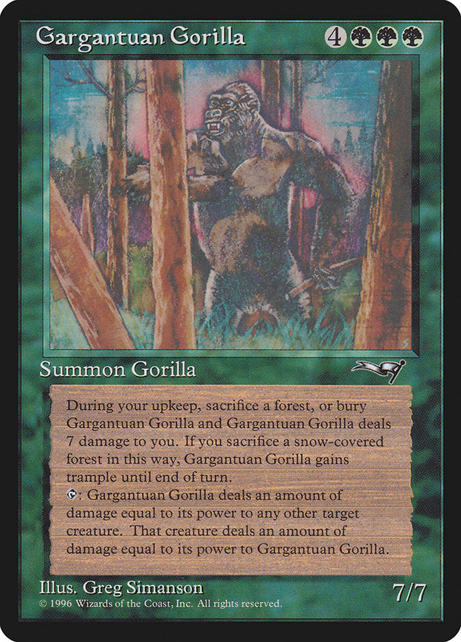 Gargantuan Gorilla [Alliances] | Game Master's Emporium (The New GME)