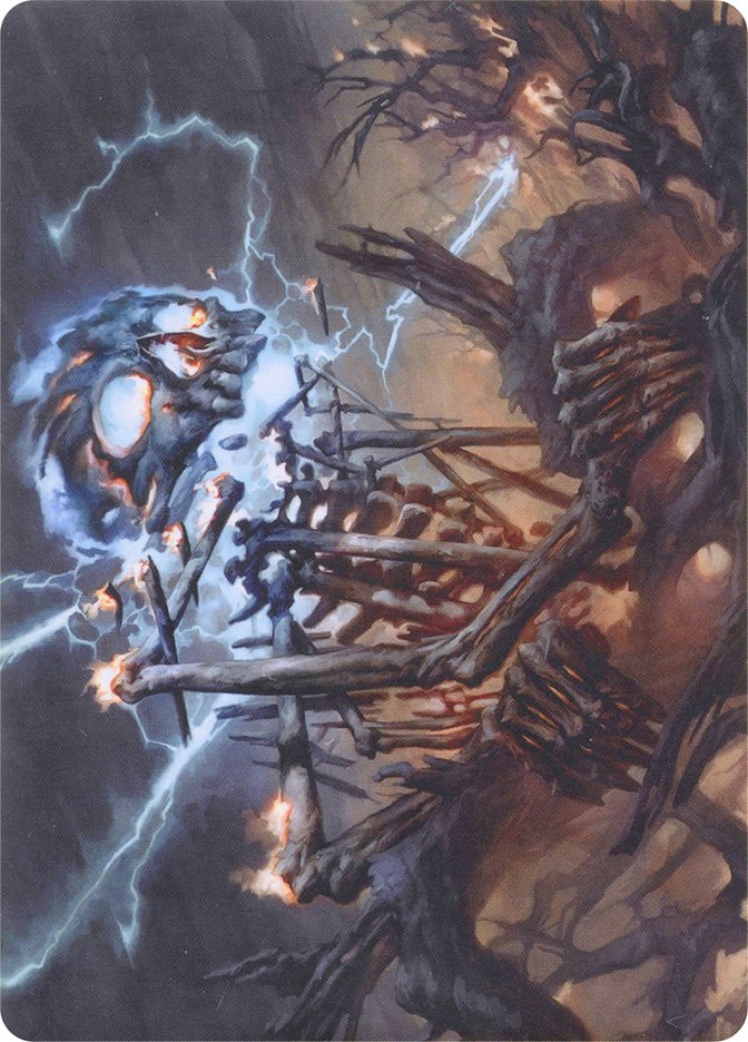 Lightning Skelemental // Lightning Skelemental [Modern Horizons Art Series] | Game Master's Emporium (The New GME)