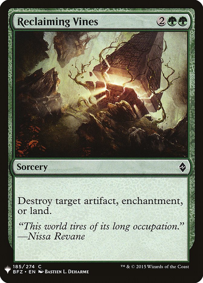 Reclaiming Vines [Mystery Booster] | Game Master's Emporium (The New GME)