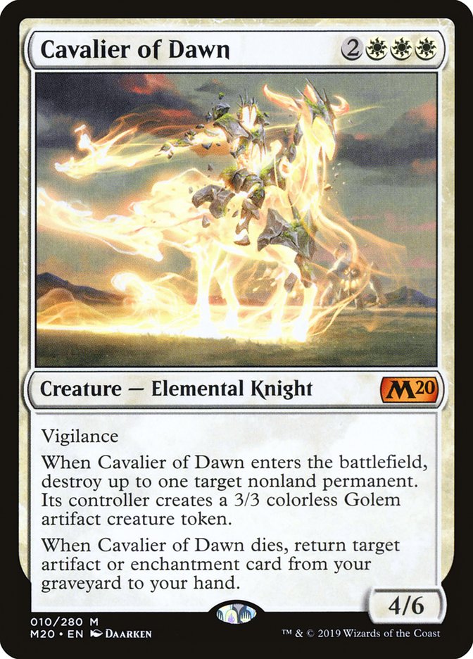 Cavalier of Dawn [Core Set 2020] | Game Master's Emporium (The New GME)