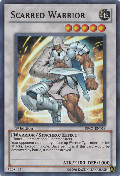Scarred Warrior [PRC1-EN013] Super Rare | Game Master's Emporium (The New GME)