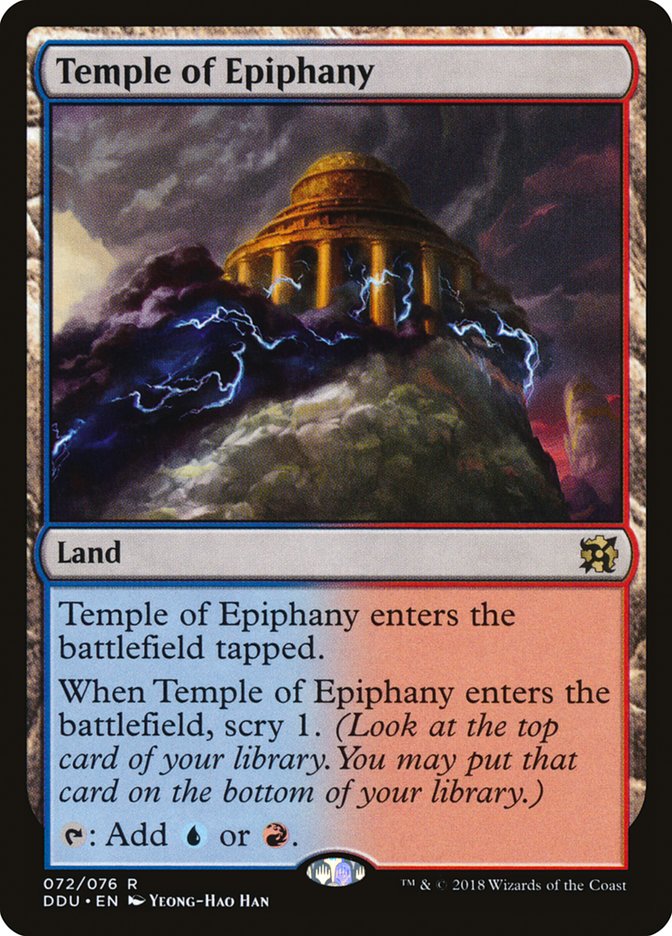 Temple of Epiphany [Duel Decks: Elves vs. Inventors] | Game Master's Emporium (The New GME)