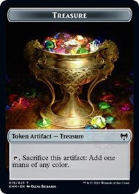 Treasure // Bird Double-Sided Token [Kaldheim Tokens] | Game Master's Emporium (The New GME)