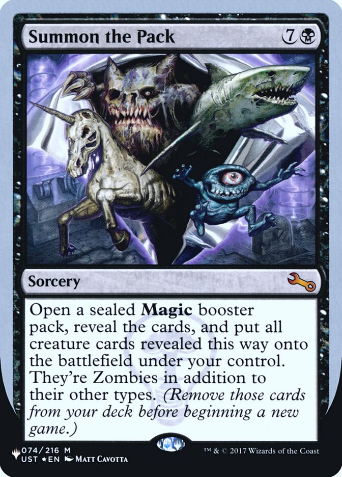 Summon the Pack (Unfinity Foil Edition) [The List] | Game Master's Emporium (The New GME)