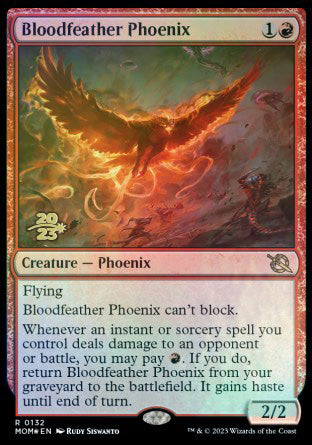 Bloodfeather Phoenix [March of the Machine Prerelease Promos] | Game Master's Emporium (The New GME)